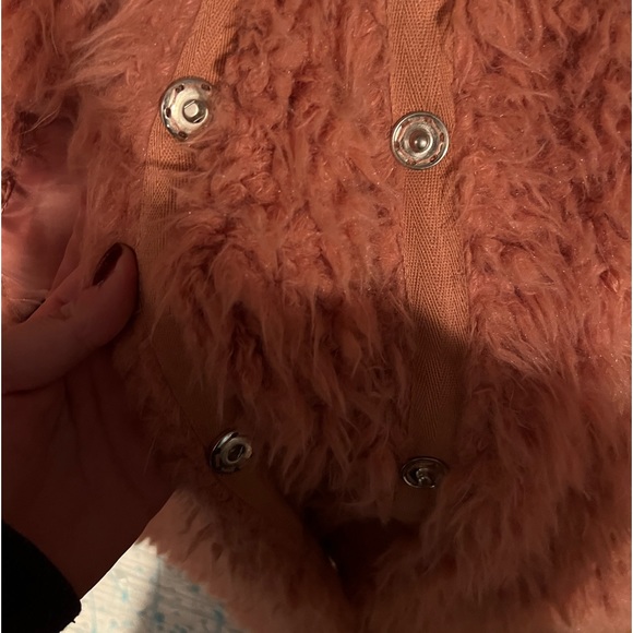 Salmon Teddy Bear Coat - Picture 4 of 4